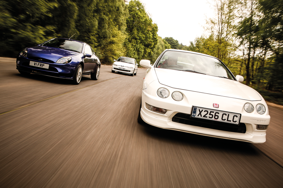 Classic & Sports Car – Feisty four-pots: Peugeot 306 Rallye vs Honda Integra Type R vs Ford Racing Puma