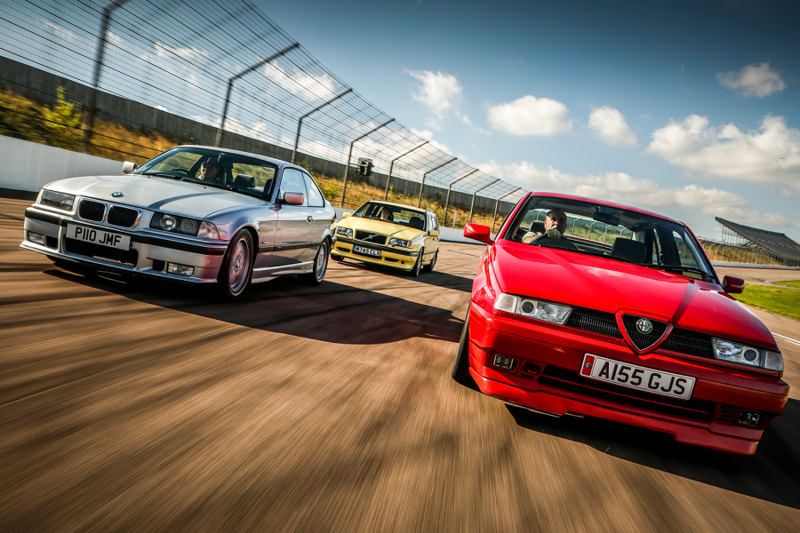 Classic & Sports Car - Race ready: Alfa Romeo 155 TS Silverstone vs Volvo 850 T-5R vs BMW 318iS