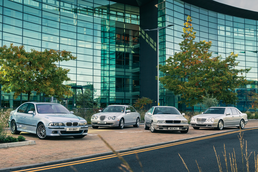 Classic & Sports Car – Supersaloon showdown: BMW M5 vs Jaguar S-type R vs Maserati Quattroporte vs Mercedes-Benz E55 AMG