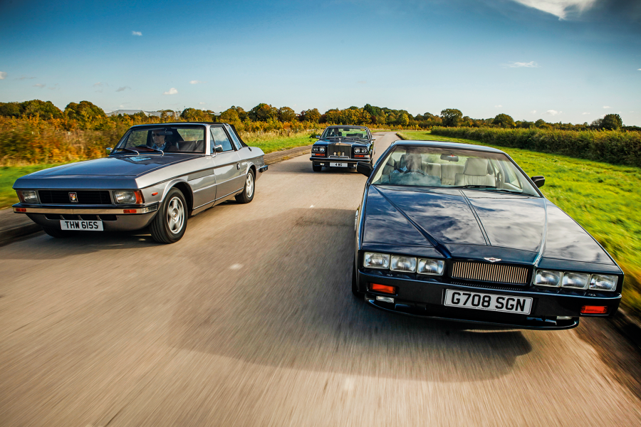 Classic & Sports Car – Aston Martin Lagonda V8 vs Bristol 412 vs Rolls-Royce Camargue: eccentric excess