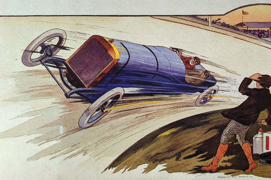 Classic & Sports Car – Motoring art: Ernest Montaut