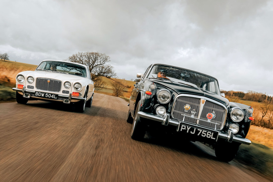 Classic & Sports Car – Jaguar XJ6 2.8 vs Rover 3.5 Litre Coupé: changing of the guard