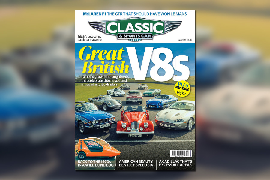 Classic & Sports Car – British V8s: inside the July 2025 issue of Classic & Sports Car