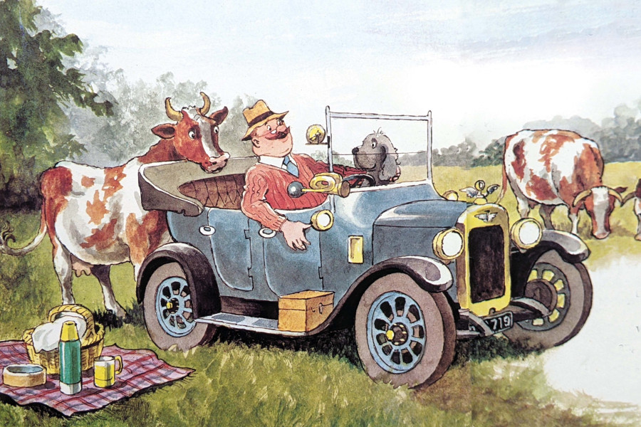 Classic & Sports Car – Motoring art: Val Biro