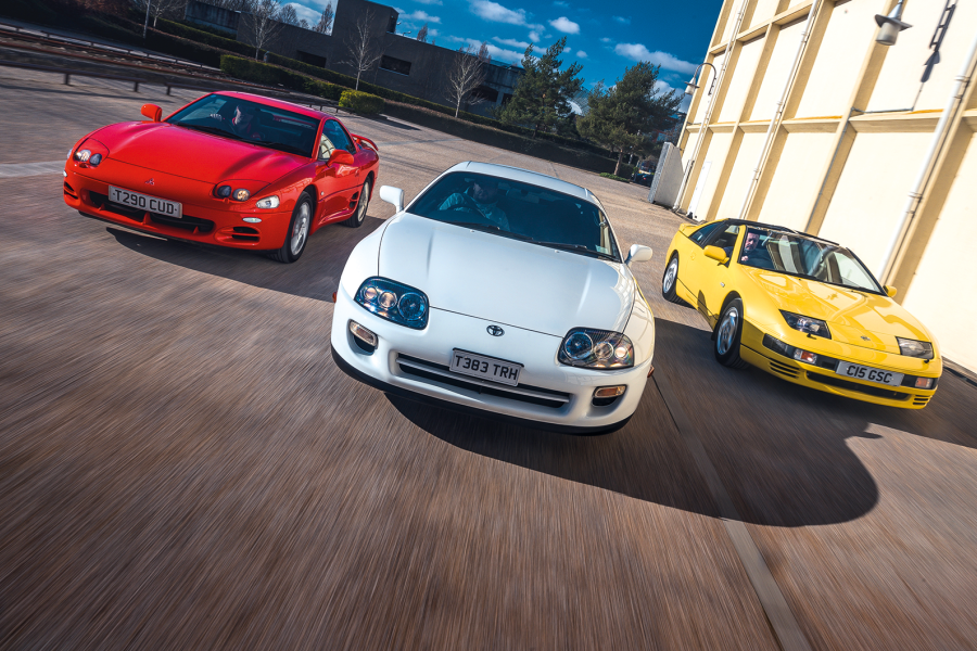 Classic & Sports Car – Street fighters: Mitsubishi 3000GT vs Toyota Supra vs Nissan 300ZX