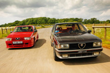 Classic & Sports Car – Alfa Romeo Giulietta Turbodelta vs 75 Turbo Evoluzione: special forces
