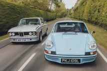 Classic & Sports Car – BMW 3.0 CSL ‘Batmobile’ vs Porsche 911 Carrera RS 2.7: the speed of light