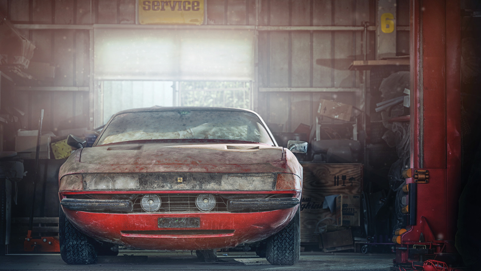 Ferrari Daytona barnfind