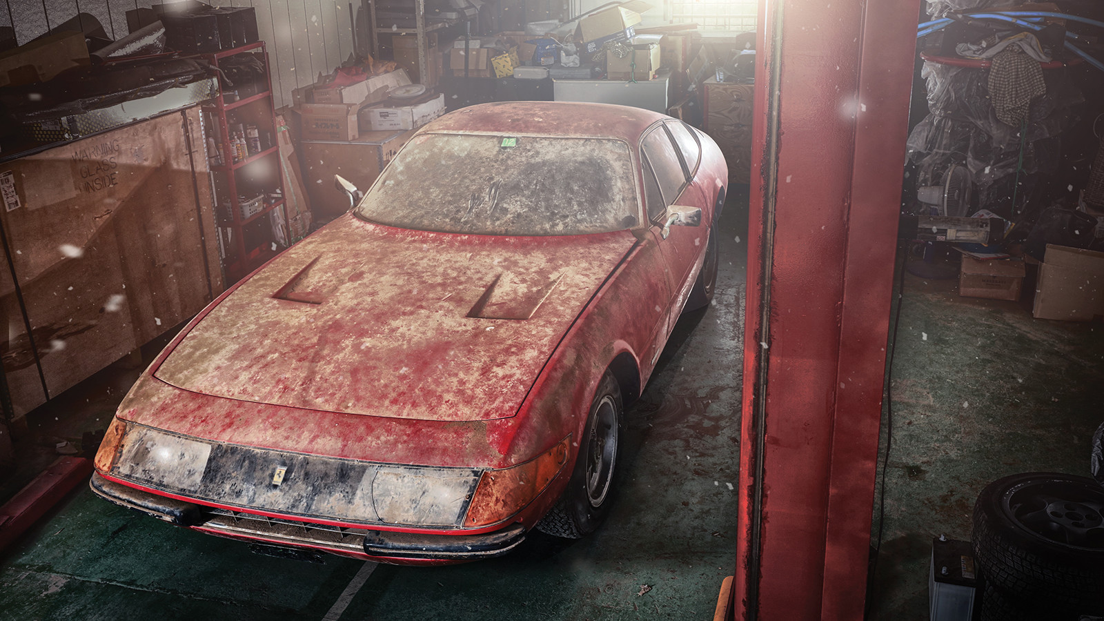 Ferrari Daytona barnfind