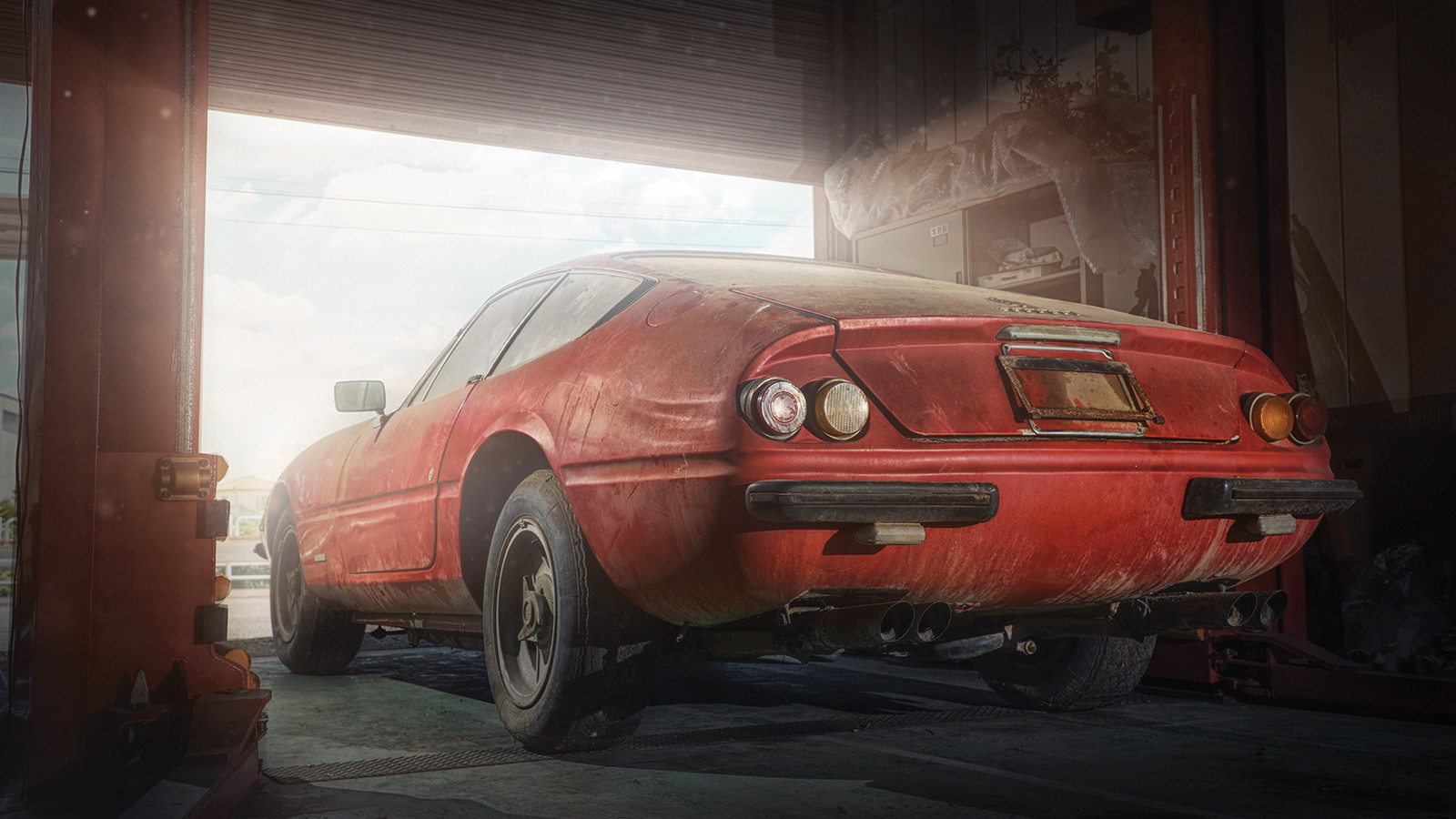 Ferrari Daytona barnfind
