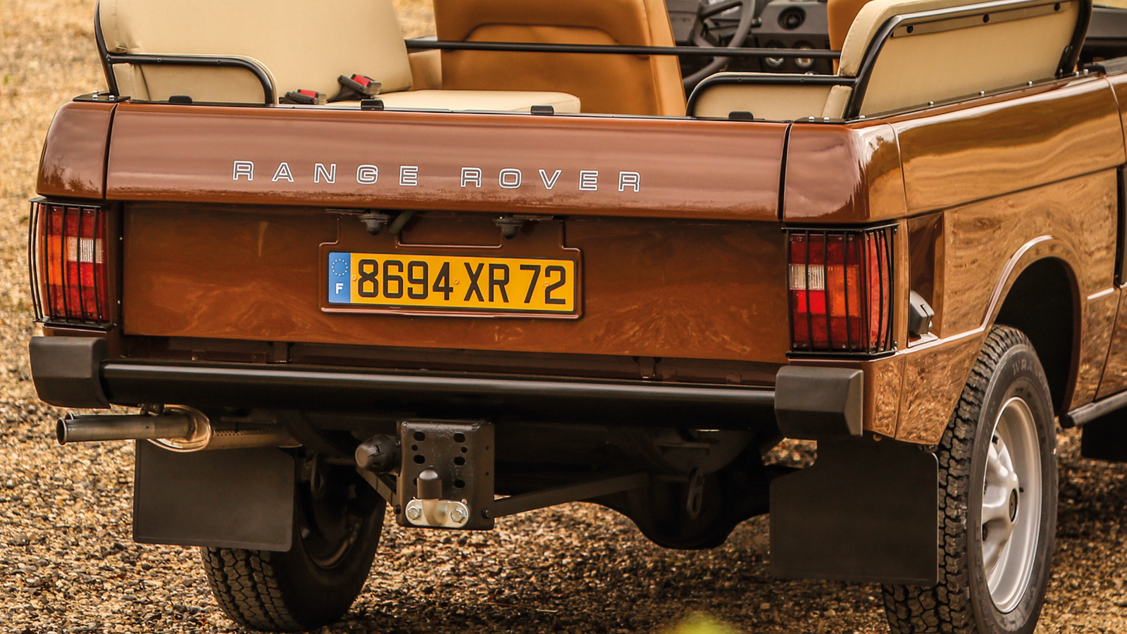 This custom roofless Range Rover was inspired by Bond