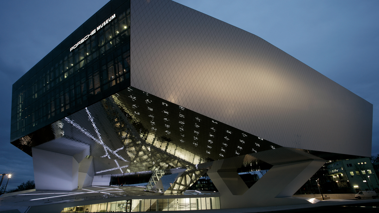 Inside the Porsche Museum in Stuttgart