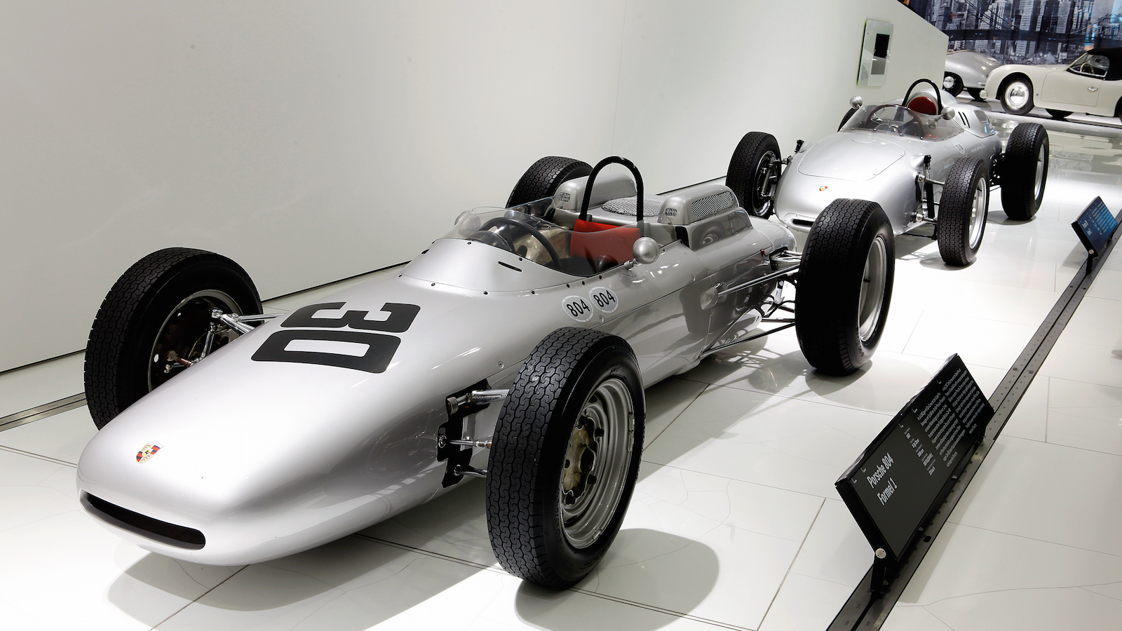 Inside the Porsche Museum in Stuttgart