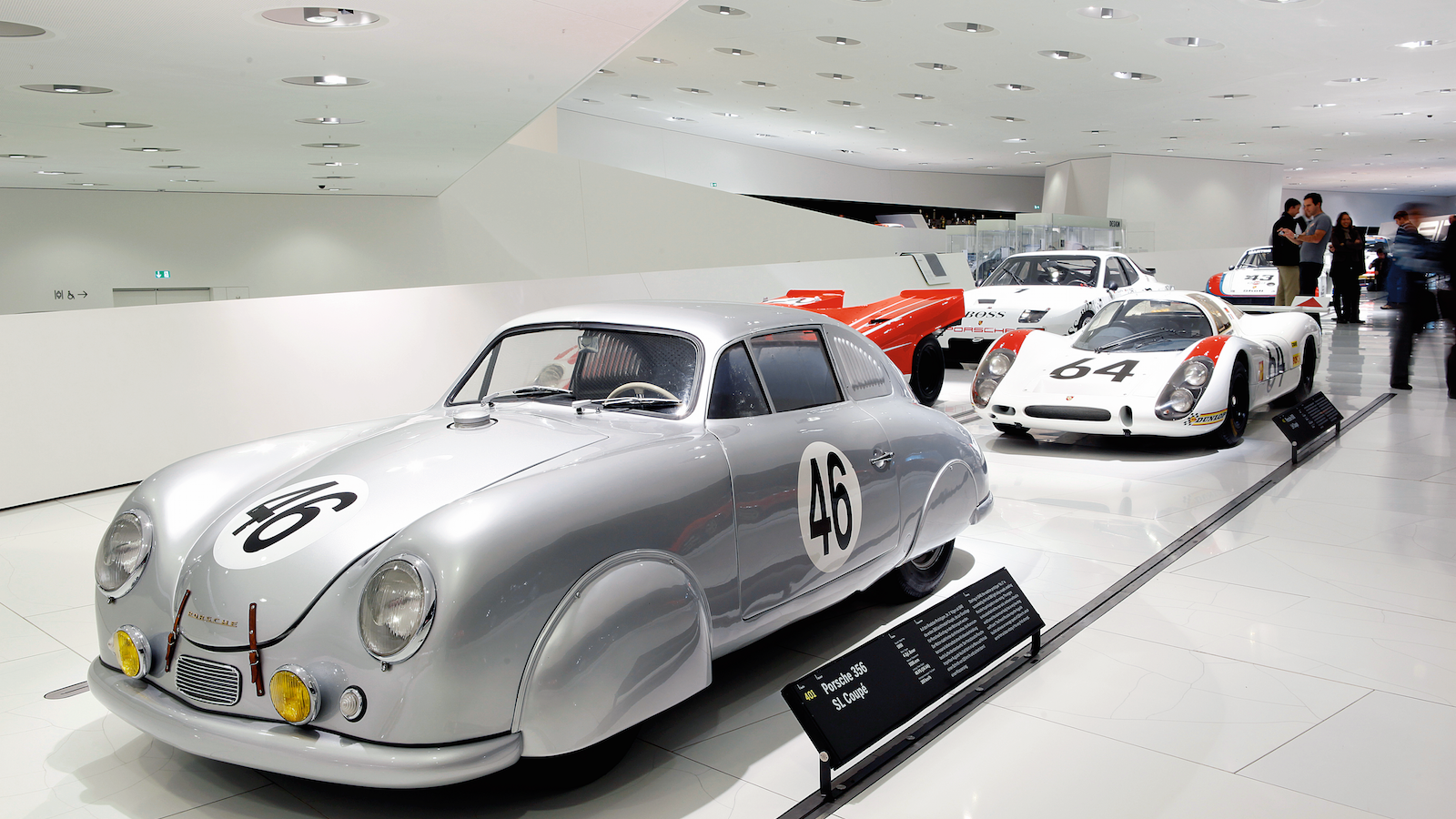 Inside the Porsche Museum in Stuttgart
