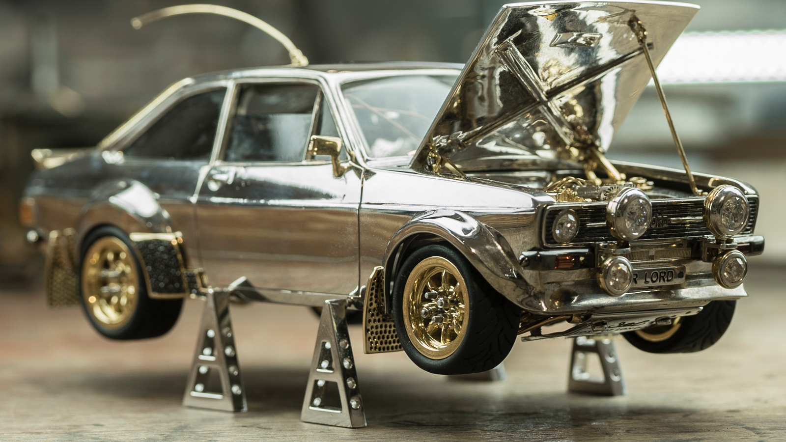 This jewel-encrusted Ford could be the most expensive Escort ever auctioned