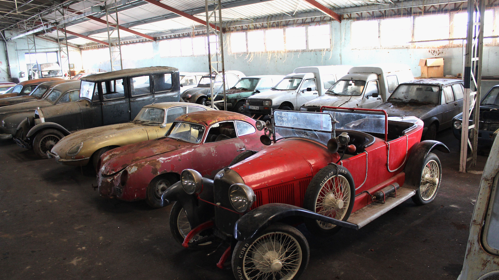 81 dusty classics unearthed in bumper French barn-find
