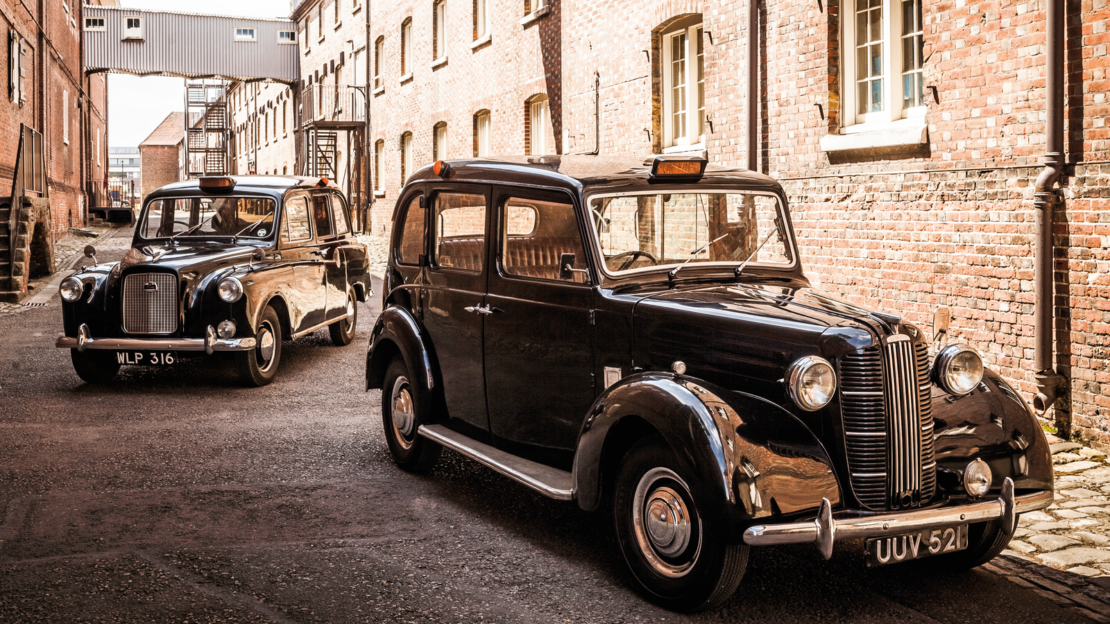 Taking a ride in the original black cab