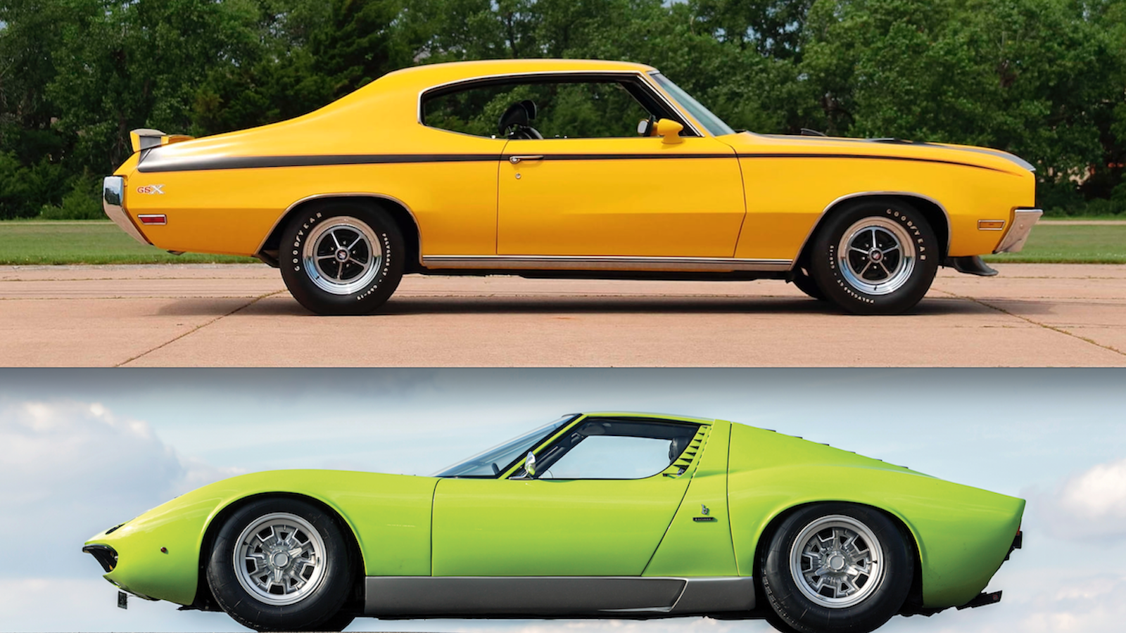 muscle v supercar
