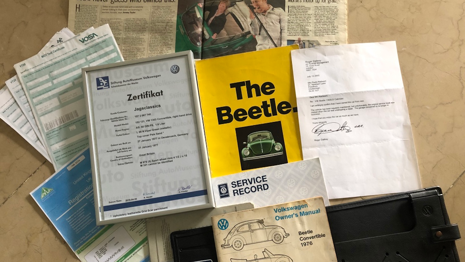 Who’s next for this ex-Roger Daltrey classic Beetle?